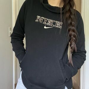 Nike Gold Cheetah Print Hoodie